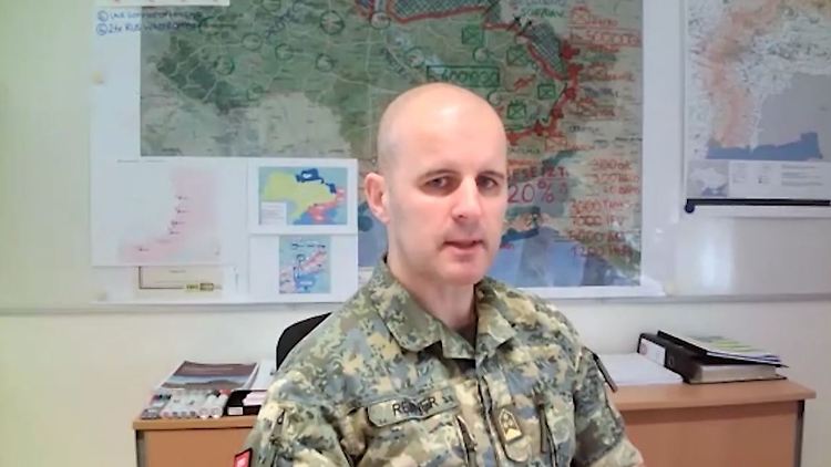 Markus Reisner is a colonel in the Austrian armed forces and analyzes the war situation in Ukraine every Monday at ntv.de.
